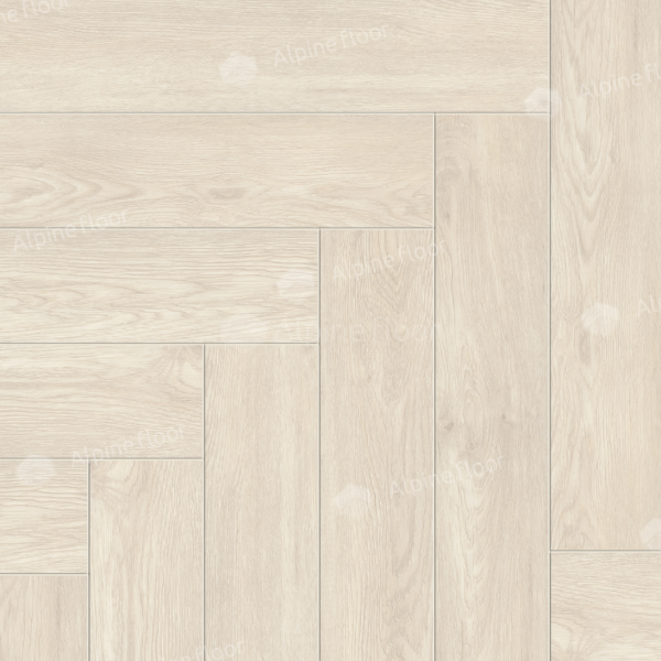 Кварцвиниловая плитка (Елочка) Alpine Floor Легкий паркет (Light Parquet) Дуб Адара ЕСО 13-14
